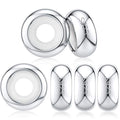 DALARAN Stopper Beads for Bracelets 925 Sterling Silver Clip Spacer Charm Bracelet Stoppers - style: 6Pcs Sliver Charm Stoppers