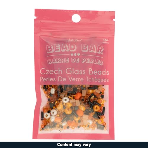 50g John Bead Bead Bar Halloween Mix Czech Glass Seed Beads for DIY Crafts Jewelry Friendship Bracelet Necklace Earrings Phonecharm Making - color: Halloween Mix