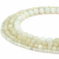 RUBYCA Natural New Jade Serpentine Gemstone Round Loose Beads for DIY Jewelry Making 1 Strand - 6mm - color: New Jade Serpentine, size: 6 MM