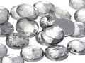 Allstarco 25mm Crystal H102 Flat Back Round Acrylic Rhinestones Plastic Circle Gems for Costume Making Cosplay Jewels Embelishments 20 Pcs (Crystal) - color: Crystal