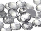 Allstarco 25mm Crystal H102 Flat Back Round Acrylic Rhinestones Plastic Circle Gems for Costume Making Cosplay Jewels Embelishments 20 Pcs (Crystal) - color: Crystal