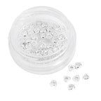 BEADIA Silver Plated Triangle Spacer Beads 3x1.5mm 50pcs for Jewelry Making Findings Non Tarnish - color: Silver, size: 3x1.5mm Triangle