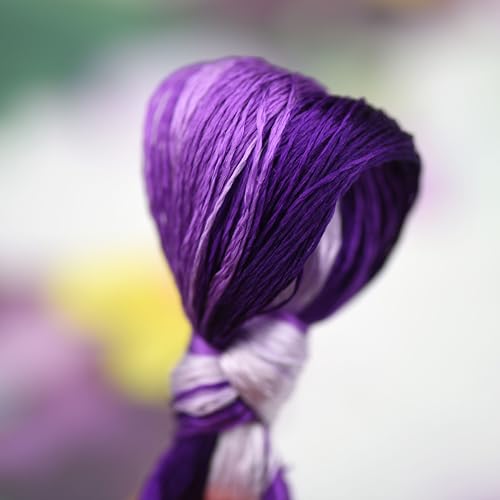 MIINGGUXIUYI Mulberry Silk Floss Embroidery Thread Floss-Cross Stitch Threads China Silk Woven Jewelry Threads DIY Sewing Kits (95) - color: 95