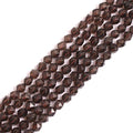 GEM-Inside Natural 6mm Smoky Quartz Gemstone Loose Beads Faceted Cambay Crystal Energy Stone Power for Jewelry Making 15" - color: Smoky Quartz, size: 6mm