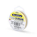 Beadalon 4.6 m Reel 0.61 mm Diameter 19 Strand Wire, Gold