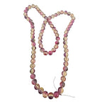 DandS ltd Crackle Lampwork Glass Beads for Jewelry Making, Rose, Vibrant DIY Bracelets, Necklaces, Earrings, Beading Supplies & Craft Kits for Handmade Jewelry, 80pcs 0.39 inch (10mm), #J238-10 - color: Rose