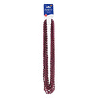 Party Beads - Small Round - size: 12-Pack, style: Maroon (12-Pack)