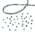 BEADIA Natural African Jade Short Cylinder Beads 2x3mm 155pcs Tube Loose Semi Gemstone Beads for Jewelry Making Design - color: African Jade