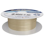 Soft Flex 49 Strand Beading Wire - Medium 0.19 Diameter - 10 Feet Nylon Design Wire - style: Bone