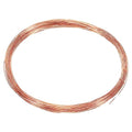 PATIKIL 32.8 Feet Solid Bare Copper Wire, 25 Gauge 99.9% Pure Copper Wire 0.5mm Soft Beading Wire Metal Plant Stem Ties for Jewelry Craft (10m) - size: 0.5mmx10m