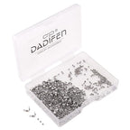 304 Stainless Steel Crimp Beads 1.5mm and End Caps 2.5x5mm Set 200pcs for Jewelry DIY Making and Repairing - color: Crimp Beads and End Caps Set, size: 1.5mm and 2.5x5mm