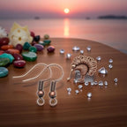 100Pcs Red Copper Earring Hooks Hypo-allergenic Ear Wires Fish Hooks with Ball and Coil Earring Wires Jewelry Findings for DIY Parts Supplies(20 * 17mm)