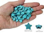 300pcs Turquoise Star Beads for Jewelry Making Natural Stone Lanyard Spacer Beads for Garland Keychain DIY Handmade Craft Necklace Bracelet Supplies - color: Turquoise Star