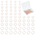 UNICRAFTALE 250pcs 3/4/4.5/5/6mm Open Jump Rings Rose Gold Jump Rings Stainless Steel Round O Rings Connectors for Chainmail Jewelry Bracelet Necklace Making - color: Rose Gold