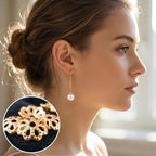 ANCIRS 600pcs 7mm Spacer Beads Caps for Jewelry Making, Metal Hollow Flower Bead Caps for Bracelet Necklace- Gold - color: Gold-600pcs-7mm