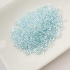 John Bead 25g Cylin Beads Sky Glow in Dark AB 11/0 Glass Cylindrical Seed Beads for Jewelry Bracelets Necklaces Earrings Making Embroidery - color: Sky Glow in Dark AB