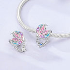 LAZA 925 Sterling Silver Charm for Bracelet Necklace Dangle Love Mom Butterfly Party Charm Beads Pendants DIY Jewelry for Women - color: Stars and Moon Butterflies