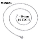 30 Pack 16 Inch Necklace Chain Stainless Steel Link Cable Chain Necklace with Lobster Clasps for DIY Jewelry Making - size: 16 Inches