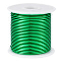 12 Gauge Green Aluminum Craft Wire (105FT) - Anodized for Jewelry Making, Beading Floral, Plant Gardening, Sculpting & Modeling Craft Wire (Green #25, 2mm) - color: Green #25