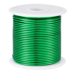 12 Gauge Green Aluminum Craft Wire (105FT) - Anodized for Jewelry Making, Beading Floral, Plant Gardening, Sculpting & Modeling Craft Wire (Green #25, 2mm) - color: Green #25