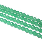 MJDCB Stone Beads 12mm 30pcs Round Aventurine Green Jade Loose Gemstone Bead Charms for Jewelry Making Bracelet Necklace Earring Pendant - color: Aventurine Green Jade, size: 12mm
