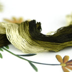 Mulberry Silk Floss Embroidery Thread Floss-Cross Stitch Threads China Silk Woven Jewelry Threads DIY Sewing Kits (108) - color: 108