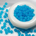 Jabrand 145pcs Glass Beads, 8mm Glass Beads for Barcelet and Jewelry Making DIY Crafts (Sky Blue) - color: Sky Blue