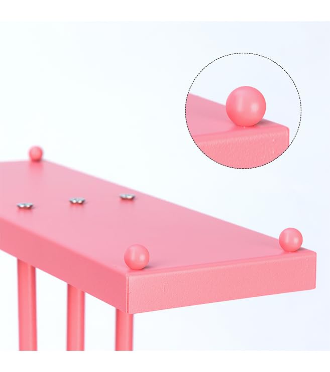 AUTODECO Jewelry Organizer Stand 3 Tier Tabletop Bracelet Rings Watches Necklace Display with Tray Great for Women Pink - color: Xy011-pink