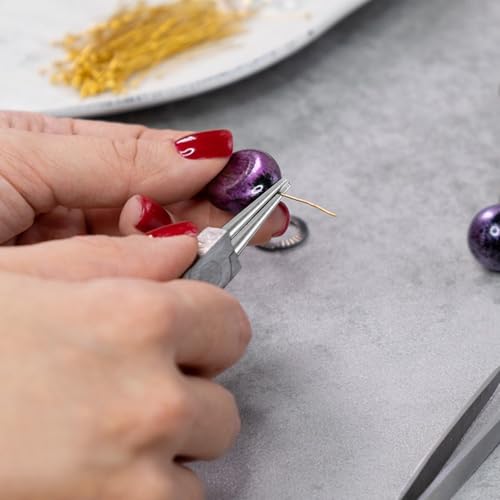 Round Nose Pliers, Wire Jewelry Making Tools,Jewelry Pliers Jewelry Making Tools for Crafts - color: Purple-round Nose Pliers