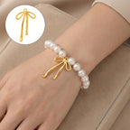 PAGOW 20pcs Bow Charm for Jewelry Making, Gold Plated Alloy Bow Tie Charm with Hole, Cute Bowknot Dangle Connector Pendant for Necklaces, Bracelets, Earrings, DIY