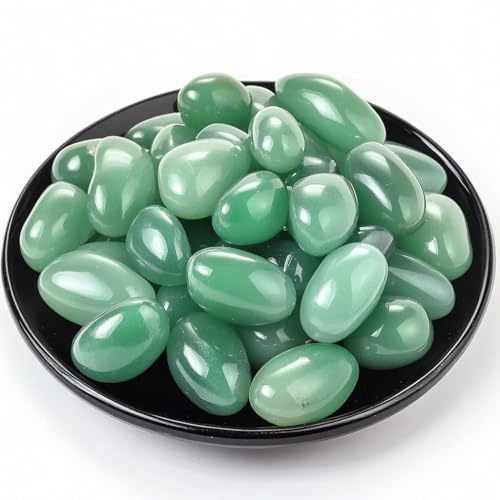 Aventurine Healing Crystal Stone Set - 24 Pieces, 0.6" Natural & Polished Stones for Healing, Meditation, Reiki, Chakra, Crafting & Decoration - color: Aventurine, size: 0.6"