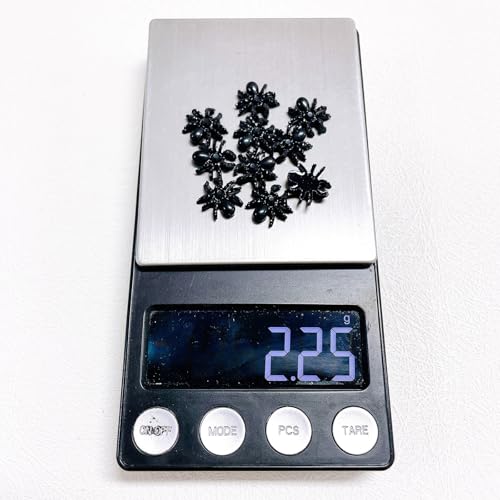 50pcs 3D Black Spider Nail Charms & Gems - Halloween DIY Nail Art Supplies - color: Spider-1