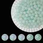 8mm Crackle Glass Beads for Jewelry Making, 700Pcs Round Crystal Beads for Bracelets, DIY Crafts (Lake Blue Crackle) - color: Lake Blue Crackle