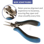 The Beadsmith Ergonomic Round Nose Pliers – 5 inches (127mm) – Comfortable Ergonomic Grip, Double-Leaf Springs & Polished Steel Head – Extra-Fine Tips for Precision to Medium Level Work - style: Round Nose