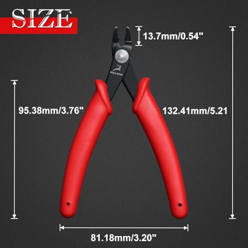 Bead Crimping Pliers Jewelry Crimper Plier Micro Tube Beads Crimper 5" with Spring Bent Head Jaw 2 Jewelry Crimping Tool Crimping Pliers for 2mm&3mm Beads Jewelry Making DIY Crafts Making - style: Bent Jaw 2