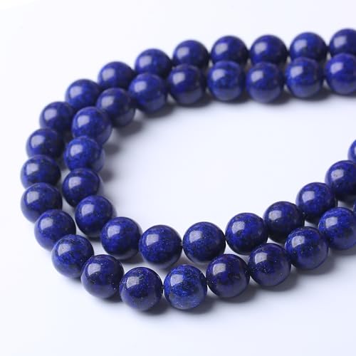 Lapis Lazuli Beads Gemstone Round Crystal Energy Jade Beads Stone Beads for Jewelry Making DIY Bracelet Necklace Jewelry Making 1 Strand 15.5inch 90PCS 4MM… - color: Lapis lazuli Beads, size: 4MM
