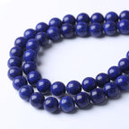 Lapis Lazuli Beads Gemstone Round Crystal Energy Jade Beads Stone Beads for Jewelry Making DIY Bracelet Necklace Jewelry Making 1 Strand 15.5inch 45PCS 8MM - color: Lapis lazuli Beads, size: 8MM