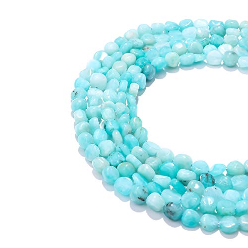 BEADIA Irregular Natural Tianhe Stone Loose Semi Gemstone Beads for Jewelry Making 7-10mm 38cm - color: Tianhe Stone, size: 7-10mm 38cm