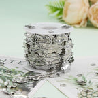 2 Yard Silver Chains for Jewelry Making Rectangle Link Chain Stainless Steel Chains Bulk - color: Silver Rectangle