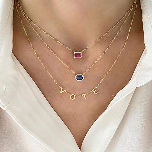 ALEXCRAFT Wholesale 12 PCS Gold Plated Brass Flat Cable Chain Finished Necklace Chains Bulk for Jewelry Making(20 Inch(2MM)) - color: Gold, size: 20 inch-0.079 inch