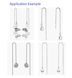 20pcs Adabele 316 Grade Surgical Stainless Steel Hypoallergenic 18.5mm Round Hoop Huggie Earring Hooks Open Ring (Strong 2.5mm Wire Gauge) Earrings Jewelry Making SEF13 - size: 18.5mm huggie (2.5mm wire gauge)