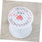 TEHAUX Satin Cord Crystal Thread - Nylon Beading Cord for Jewelry Making Crafts for Bead 0.45mm Diameter Rope 35M/Roll