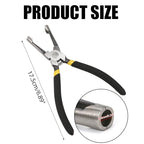 LED Pixel Plier, Insulated Gripping Pusher Clamp Tool, Specialty Plier Forceps for Perforated Word Row Hole, Piercing String, Cloth Lamp Light Bulb, Advertising Production Line Lights