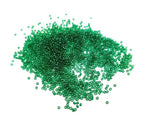 Perlin Glass Seed Beads 2mm 11/0 Round Mini Small Pony Beads 6500pcs for Making Earrings Bracelets Pendants Waist Jewelry DIY Handmade Transparent Color Kit (Green Zircon) - color: Green Zircon