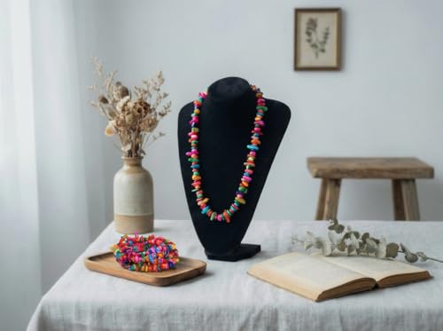Chip Shells, 260pcs 5-8mm Irregular Beads with Holes, Deep Color Shell & Sapphire Chip Beads for Jewelry Making - color: Deep Multicolor