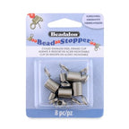Beadalon Bead Stopper, Combo Pack, 4 Small, 4 Large, 8 pc - size: Combo Pack, 8 pc