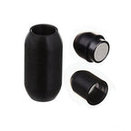 Stainless Steel Magnetic Clasp Inner Hole 3mm/4mm/5mm/6mm/8mm Glue-in Jewelry Clasp - color: Black Tone, size: Inner Hole Size=3mm