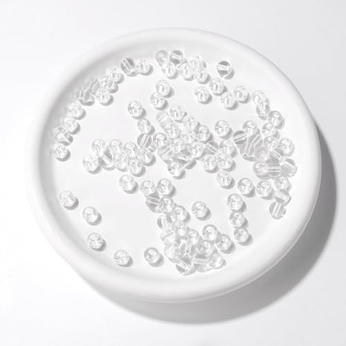 Raicegs 100pcs 6mm Clear Quartz Beads Natural Gemstone Beads Round Loose Beads for Jewelry Making DIY Bracelets Necklace - color: Clear Quartz, size: 6mm Round