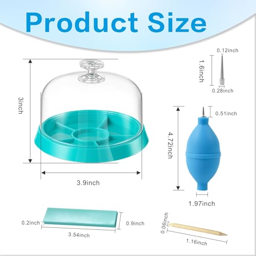 Watch Cleaning Kit includeing Watch Cleaning Putty, Dust-Proof Storage Cover, Dust Removal Air Blower, Watch Repair Tool, Organizer Small Parts and Jewelry Fittings