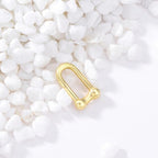 14K Gold Jewelry Clasp Necklace Extender Clasp Bracelet Extension Connector for DIY Necklace Bracelet Anklet Jewelry Making (Style 11) - size: Style 11-Yellow